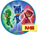 PJ Mask Pidżamersi Opłatek Na Tort