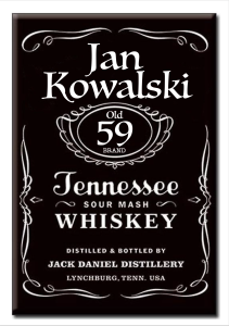 Jack Daniels Opłatek Na Tort  A4