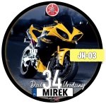 Motor Yamaha Opłatek Na Tort
