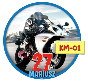 Motor Opłatek Na Tort 