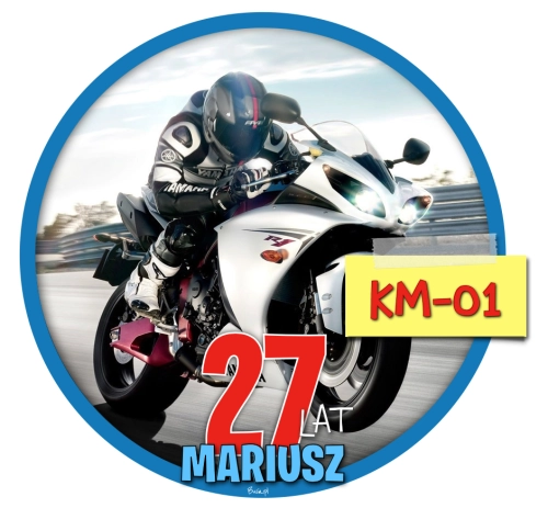 Motor Opłatek Na Tort