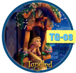 Roszpunka Zaplątani Tangled Opłatek Na Tort