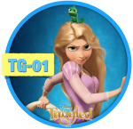 Roszpunka Zaplątani Tangled Opłatek Na Tort