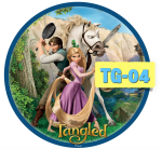 Roszpunka Zaplątani Tangled Opłatek Na Tort