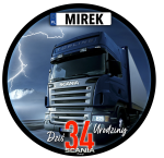 TIR Scania Opłatek Na Tort