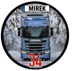 TIR Scania Opłatek Na Tort