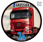 TIR Mercedes Actros Opłatek Na Tort