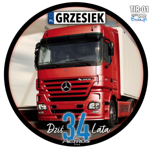 TIR Mercedes Actros Opłatek Na Tort