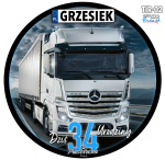 TIR Mercedes Actros Opłatek Na Tort