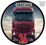 TIR Mercedes Actros Opłatek Na Tort
