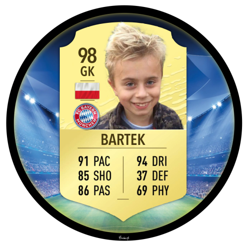 Karta FIFA Twoje Zdjęcie Opłatek Na Tort