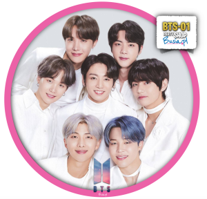 BTS Opłatek Na Tort 