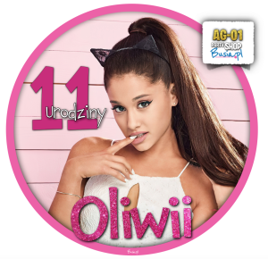 Ariana Grande Opłatek Na Tort 