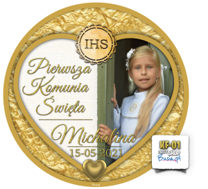 Komunia Święta Twoje Zdjęcie Opłatek Na Tort