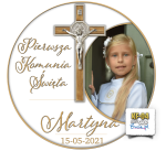Komunia Święta Twoje Zdjęcie Opłatek Na Tort