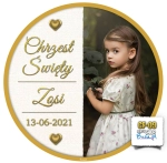 Chrzest Święty Twoje Zdjęcie Opłatek Na Tort