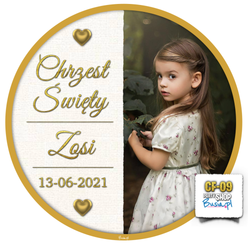 Chrzest Święty Twoje Zdjęcie Opłatek Na Tort