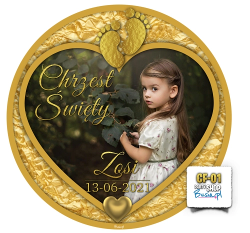 Chrzest Święty Twoje Zdjęcie Opłatek Na Tort 3