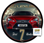 Auto Lexus Opłatek Na Tort