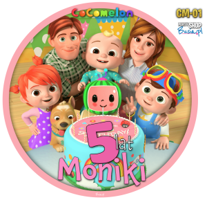 CocoMelon Opłatek Na Tort