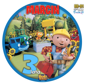 Bob Budowniczy Opłatek Na Tort