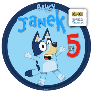 Bluey Opłatek Na Tort