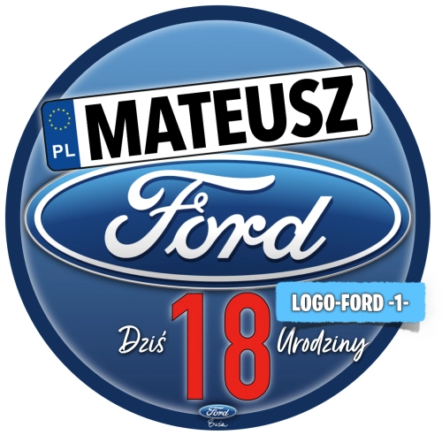Auto FORD LOGO -1-