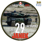 czołg LEOPARD Opłatek Na Tort