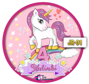 Jednorożec Unicorn Opłatek Na Tort 