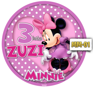 Myszka Minnie Opłatek Na Tort 