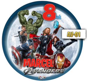 Avengers  Opłatek Na Tort 