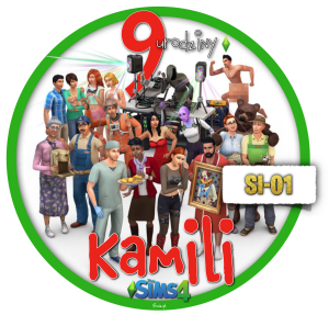 Simsy The Sims Opłatek Na Tort 