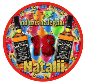 18 Urodziny Opłatek Na Tort 