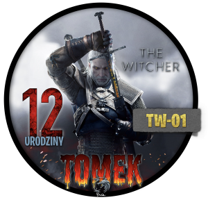 WIEDŹMIN - The Witcher Opłatek Na Tort