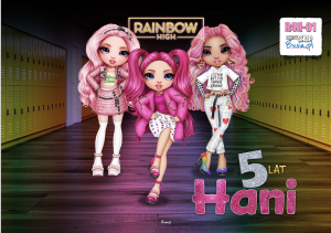 Rainbow High A4 Opłatek Na Tort