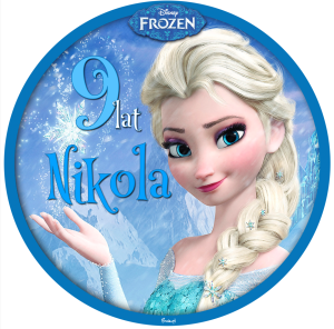 Kraina Lodu Frozen Opłatek Na Tort 