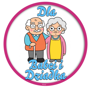 Na Dzień Babci i Dziadka Opłatek Na Tort 