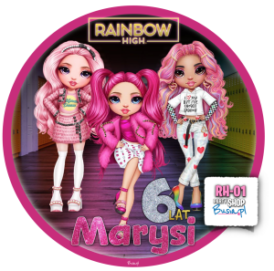 Rainbow High Opłatek Na Tort 