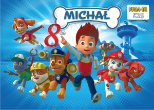 Psi Patrol  A4 Opłatek Na Tort 