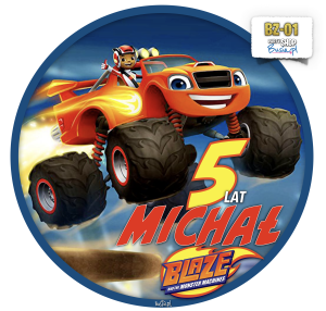 Blaze Opłatek Na Tort 