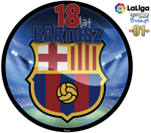 Piłka Nożna Kluby Liga Hiszpańska Opłatek Na Tort 