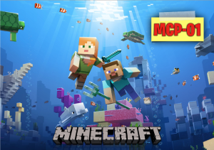 MineCraft  A4 Opłatek Na Tort 