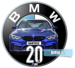 Auto BMW Opłatek Na Tort 