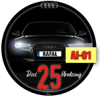 Auto Audi Opłatek Na Tort 