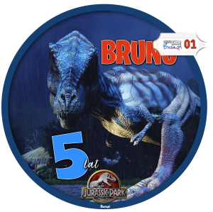 Dinozaury Opłatek Na Tort 