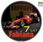 Auto Ferrari Opłatek Na Tort