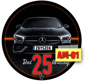 Auto Mercedes Opłatek Na Tort 