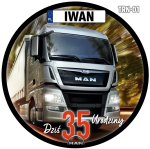 TIR MAN Opłatek Na Tort