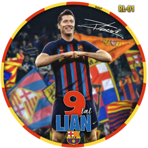 Robert Lewandowski RL09 Barcelona Opłatek Na Tort