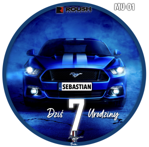 Mustang Opłatek Na Tort 